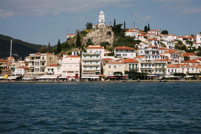 Poros Island - There are many waterfront tavernas, cafes and bars